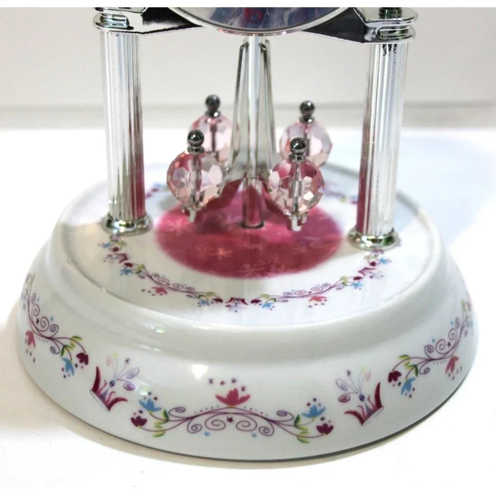 Barbie Swan Lake 2003 Mattel Genuine Porcelain Clock Princess Odette Ballet Deco